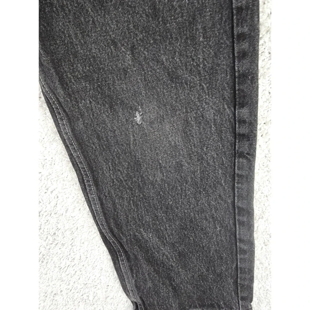 Vintage SouthPole Y2K Dark Black Denim Baggy Skate Jeans Youth Kids Size 8 24x23